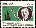 Bolivia - 1969 - National Dignity Day - 30 CTS - Multicolor - Celebrity - 0